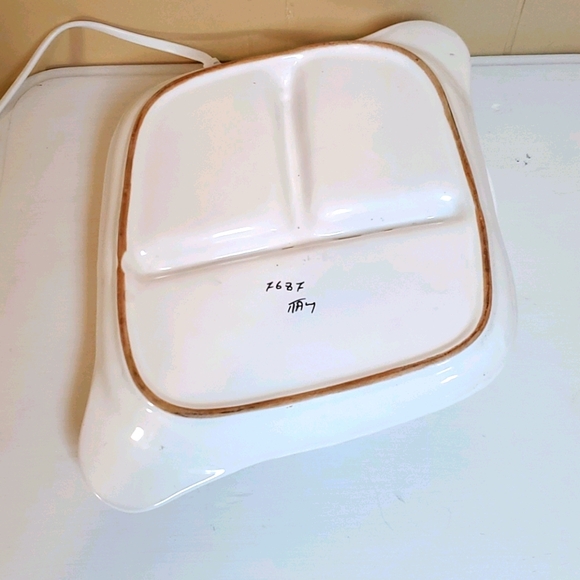 Italian Vintage 1950"s Divided Serving Trays - Picture 3 of 5